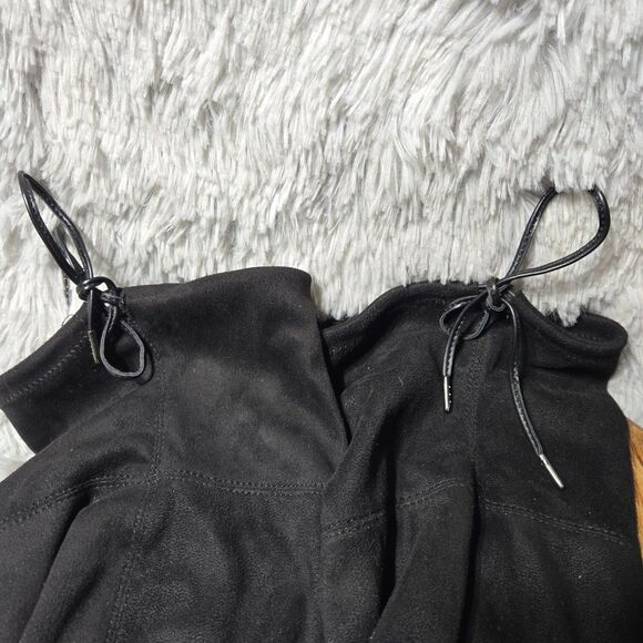 Circus by Sam Edelman Peyton Size 6 Over The Knee Black Faux Suede Pull On Boots - Picture 10 of 11